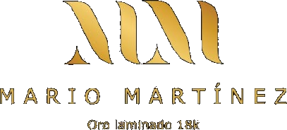 Mario Martínez, oro laminado 18k